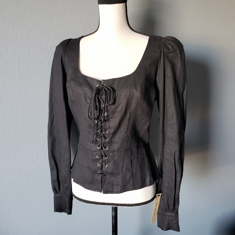 Reformation Paloma Linen Top - Picture 2 of 7